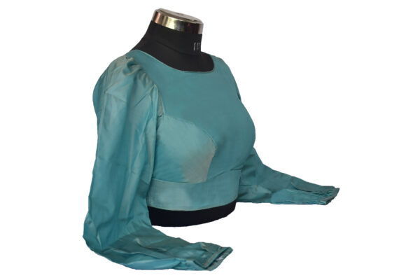 Full Hand Puff Sleeve Designer Blouse - Image 3