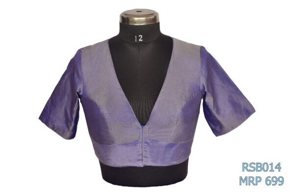 Front V-Neck Designer Blouse