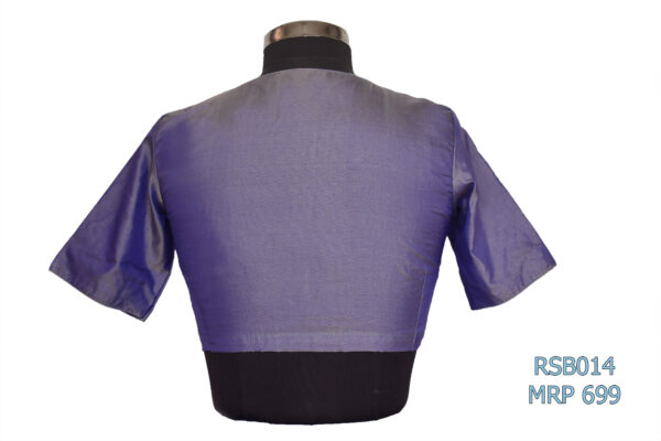 Front V-Neck Designer Blouse - Image 3
