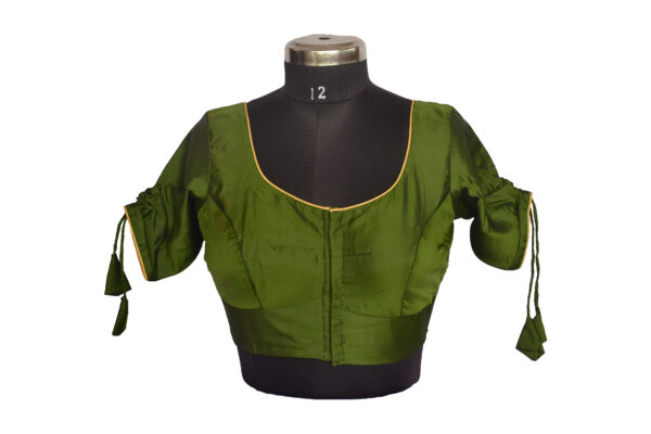 Daily Wear Blouse with Sleeve Hangings - Image 2