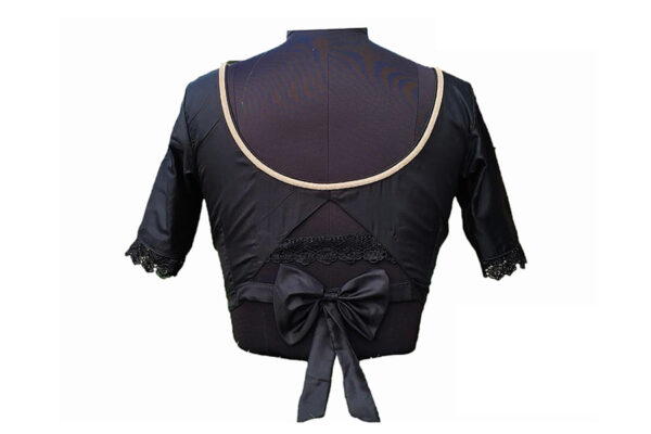 Back Bow Designer Blouse with Rich Stone Work