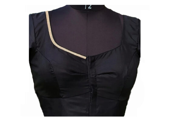 Back Bow Designer Blouse with Rich Stone Work - Image 2