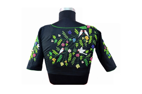 Heavy Machine Embroidery Blouse