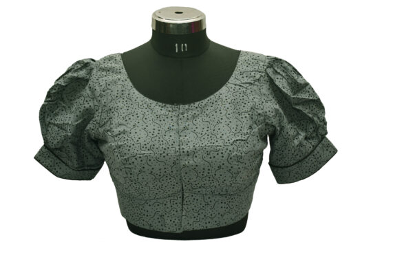 Daily Wear Cotton Blouse with potly design - Image 2