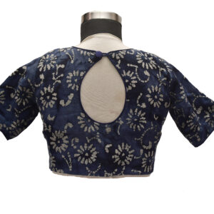 kalamkari cotton pot neck blouse