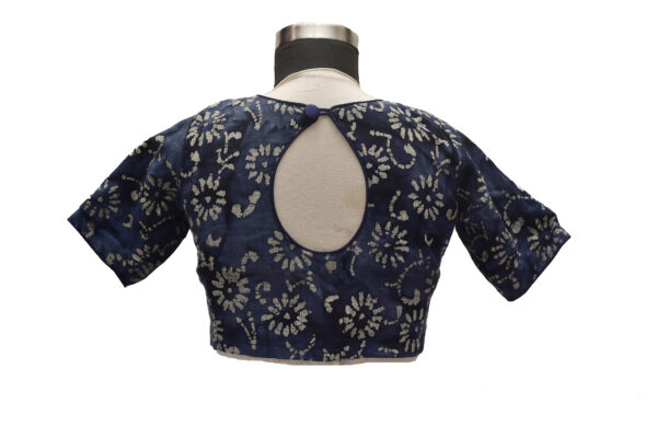 kalamkari cotton pot neck blouse